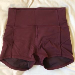 Lululemon In Movement spandex shorts Size 4